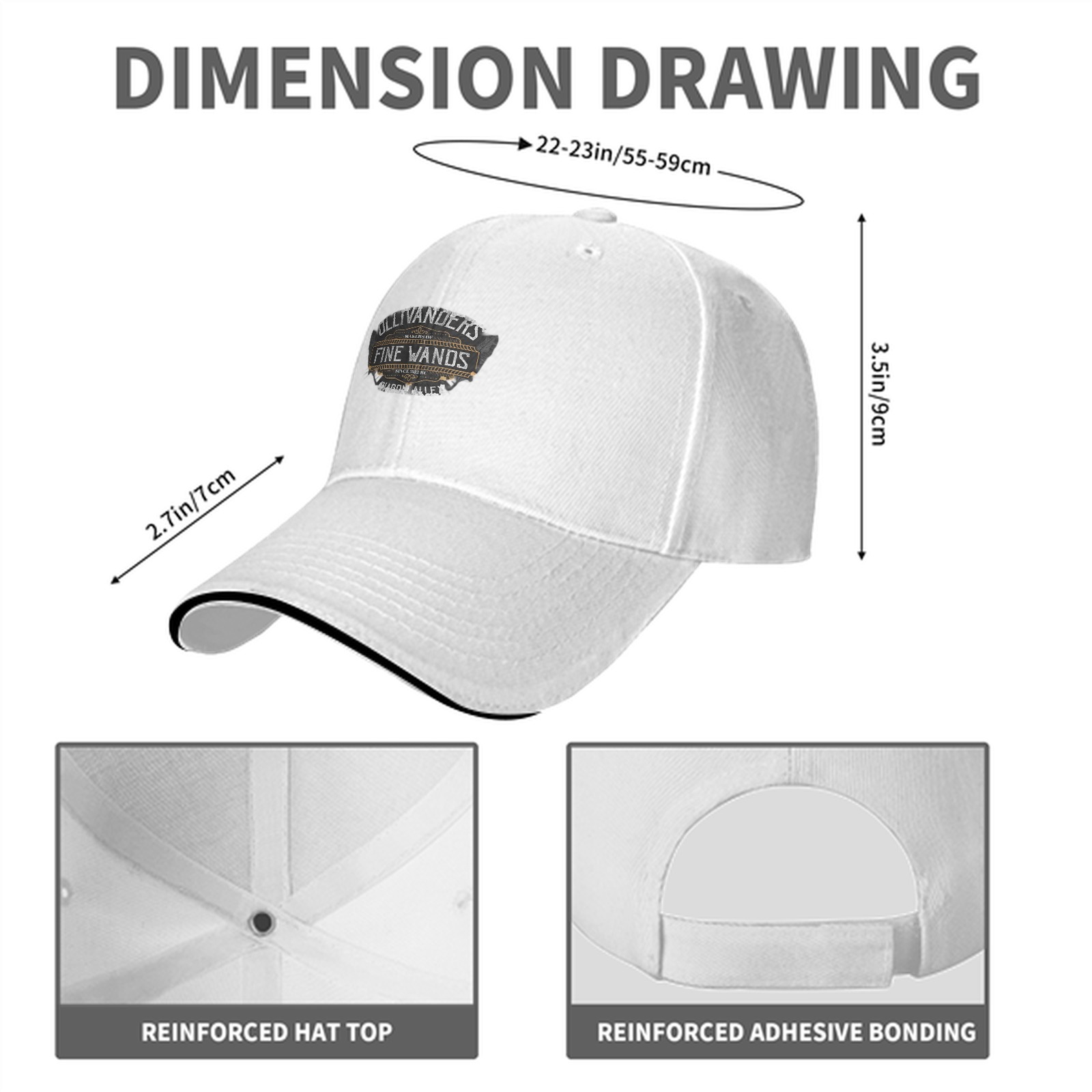 Ollivanders Fine Wands Diagon Alley Baseball Cap
