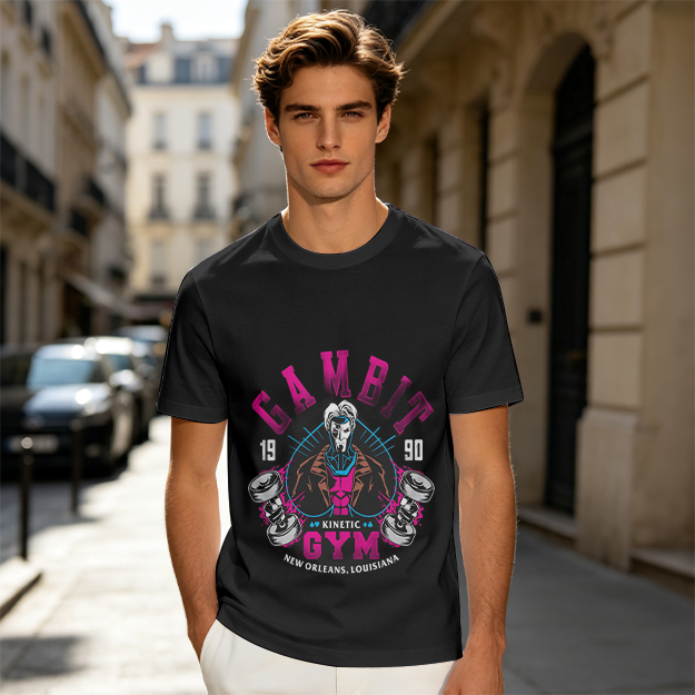 Gambit Kinetic Gym 1990 New Orleans T-Shirt