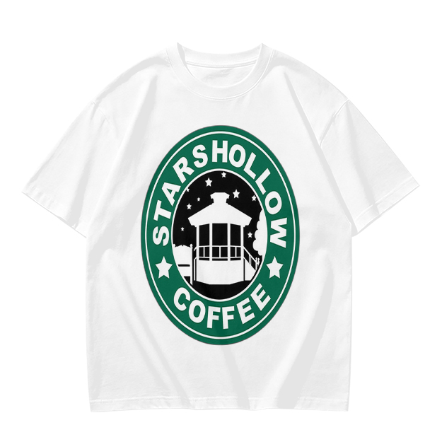 Starshollow Coffee Graphic Olive T-Shirt