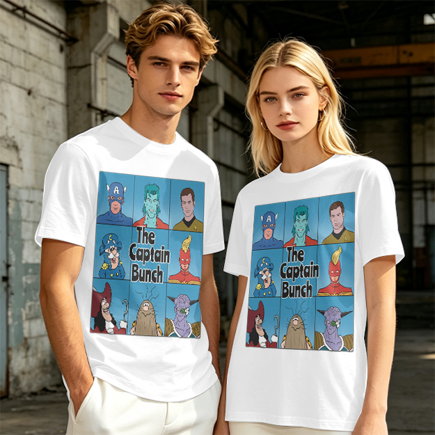 Olive T-Shirt Featuring The Captain Bunch Mashup Artwork