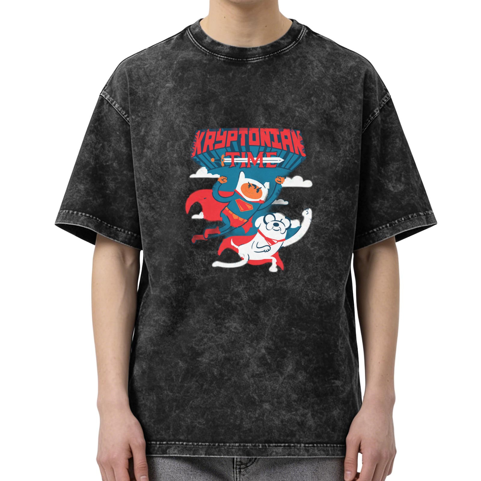 Kryptonian Time Superhero Adventure Graphic T-Shirt