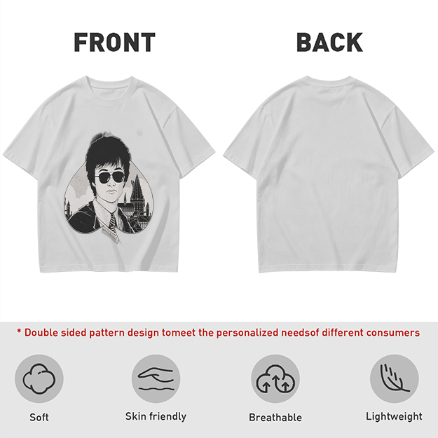 Olive Green T-Shirt With Harry Potter Wearing Sunglasses Print