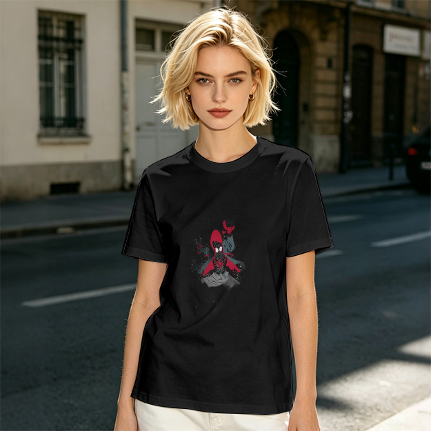 Olive Green T-Shirt with Spider-Man Into the Spider-Verse Graphic