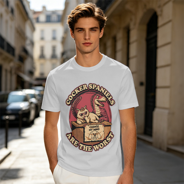 Cocker Spaniels Are The Worst Funny Graphic T-Shirt