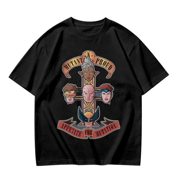 Mutant Proud Appetite For Mutation X-Men Graphic T-Shirt