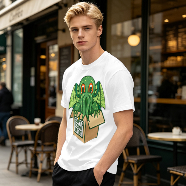 Adopt A Cosmic Entity Cute Cthulhu Graphic T-Shirt