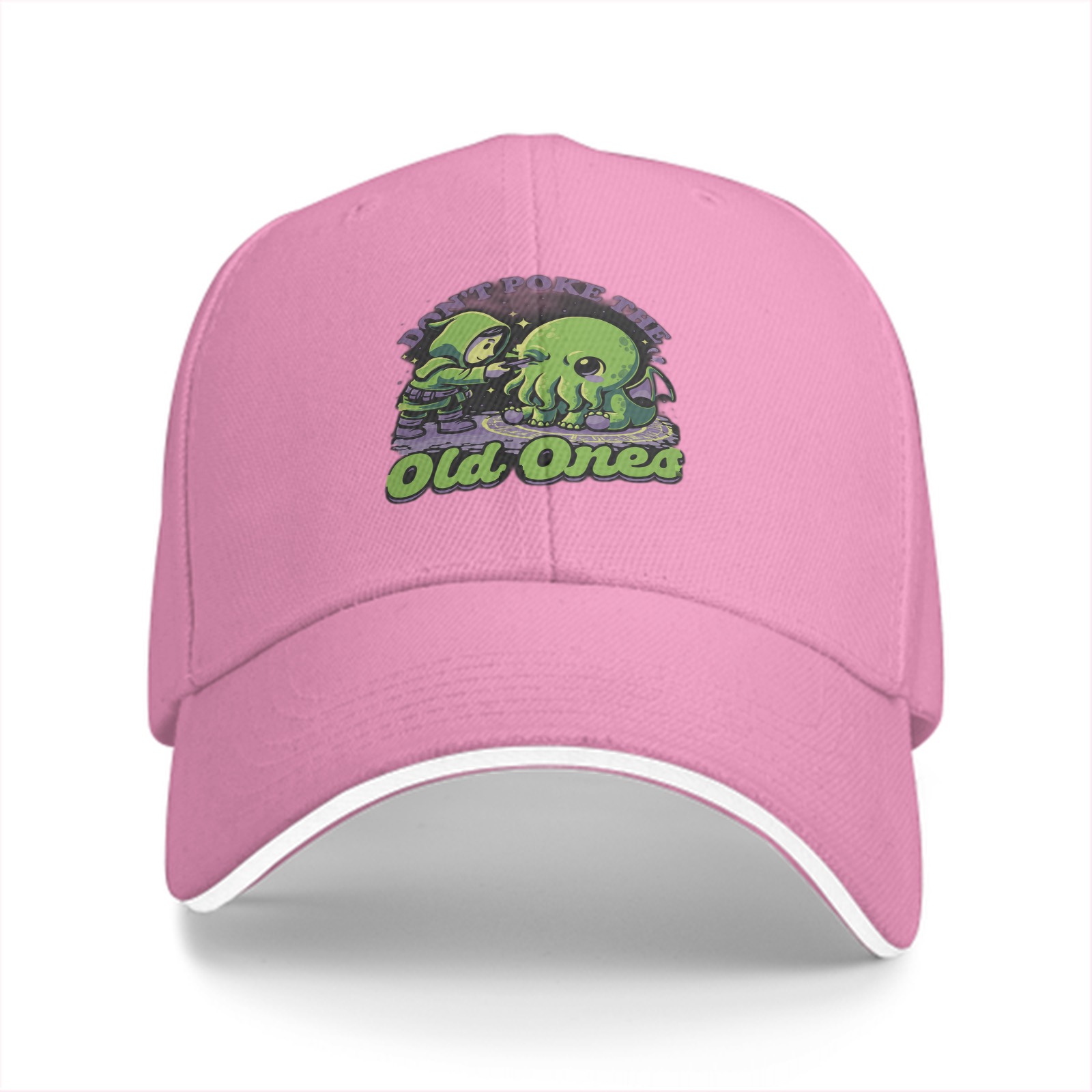 Don't Poke The Old Ones Cthulhu Graphic Baseball Cap