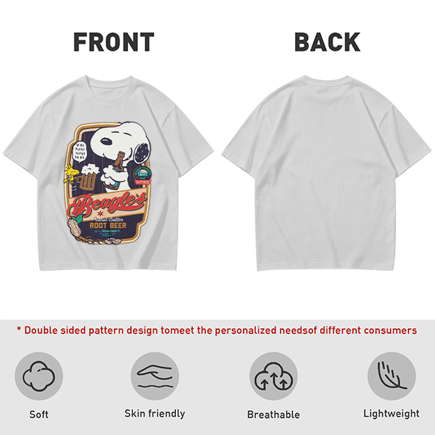 Snoopy Beagle's Root Beer Graphic T-Shirt