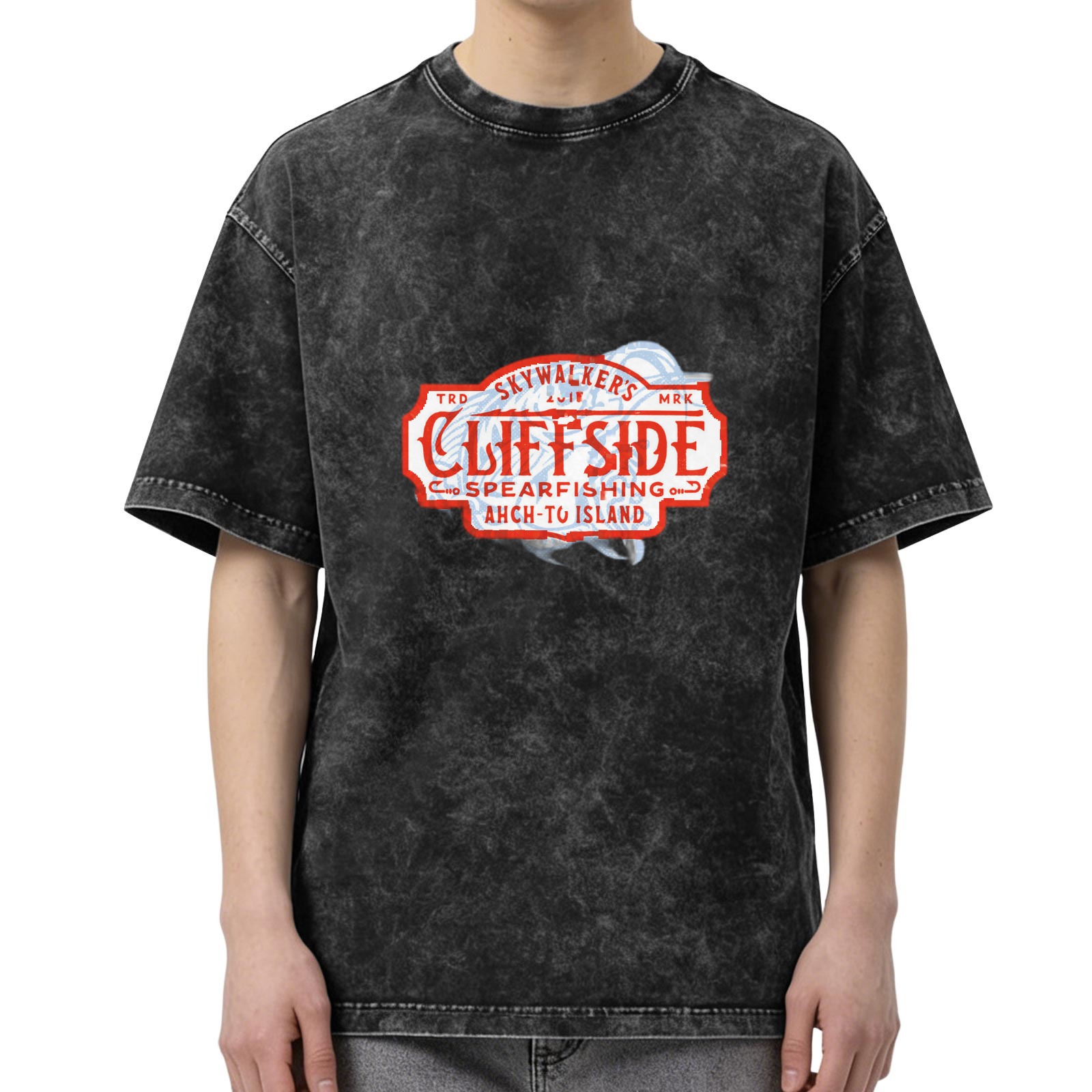 Skywalker's Cliffside Spearfishing Ahch-To Island T-Shirt