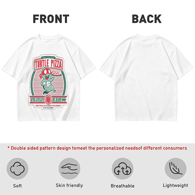 Turtle Pizza Teenage Mutant Ninja Turtles Graphic T-Shirt