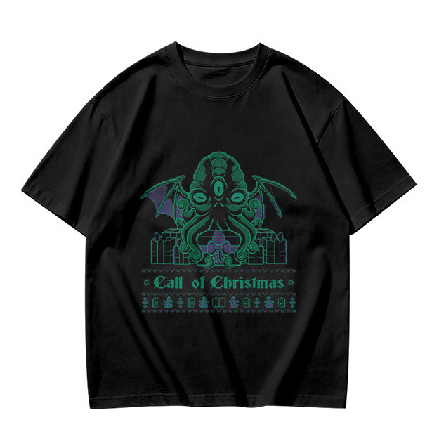 Call of Christmas Cthulhu Graphic T-Shirt