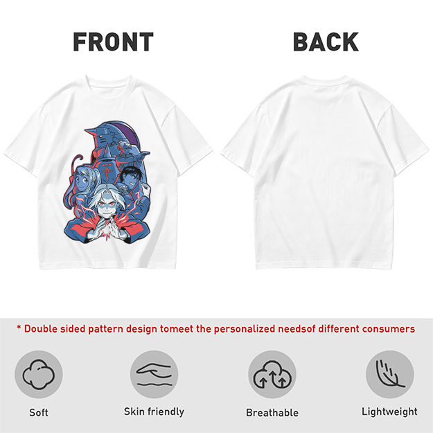 Fullmetal Alchemist Character Group Graphic T-Shirt
